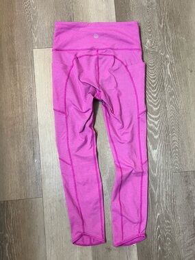 Athleta Chaturanga to Town Leggings in Pink Stripe Size XS